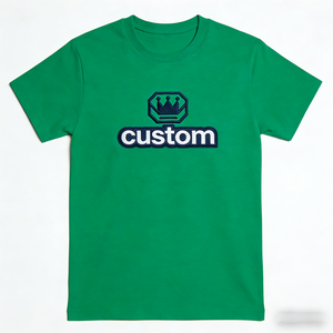 T-shirts en gros d'usine, haute qualité, OEM, pour hommes, 100% coton, broderie de logo personnalisée, impression DTG, séchage rapide - Product Image 3