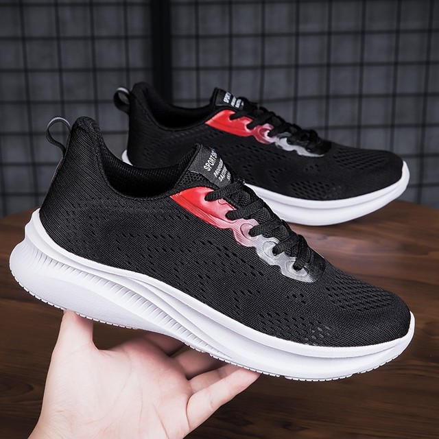 Custom Logo Retro Style Sneakers New Fashion Designer Casual Flat Sports Shoes Breathable Upper Fabric Mesh Insole OEM Rubber