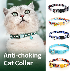 Collares para Gatos con Cascabeles, Collar de Seguridad para Gatitos, Lindo Collar para Gatitos, Accesorios para Mascotas, Collar Ajustable para Gatos - Product Image 1