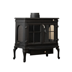 Poêle à <span class=keywords><strong>bois</strong></span> en <span class=keywords><strong>fonte</strong></span> - Design contemporain, autoportant, avec fonctions de chauffage et décoratives pour hôtels - Product Image 5