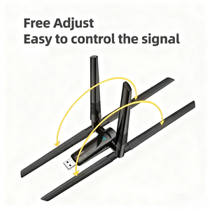 Adaptador <span class=keywords><strong>de</strong></span> Red USB Inalámbrico PIX-LINK <span class=keywords><strong>de</strong></span> 1200Mbps, <span class=keywords><strong>Antena</strong></span> <span class=keywords><strong>de</strong></span> Red Inalámbrica, Tarjeta <span class=keywords><strong>de</strong></span> Red <span class=keywords><strong>para</strong></span> <span class=keywords><strong>Computadora</strong></span>, Receptor Ethernet LAN - Product Image 4