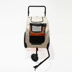 Remorque <span class=keywords><strong>de</strong></span> vélo pour animaux <span class=keywords><strong>de</strong></span> compagnie avec capacité <span class=keywords><strong>de</strong></span> charge <span class=keywords><strong>de</strong></span> 80 kg, <span class=keywords><strong>porte</strong></span>-animaux pour chien et chat, avec roues gonflables <span class=keywords><strong>de</strong></span> 16 pouces, stable pour les animaux <span class=keywords><strong>de</strong></span> compagnie <span class=keywords><strong>de</strong></span> petite, moyenne et grande taille - Product Image 3