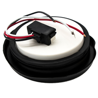 Feux arrière de remorque ronds de 4 "à 12 LED avec harnais équipé d'une fiche Feux arrière de 4 pouces à 12 LED Stop Turn