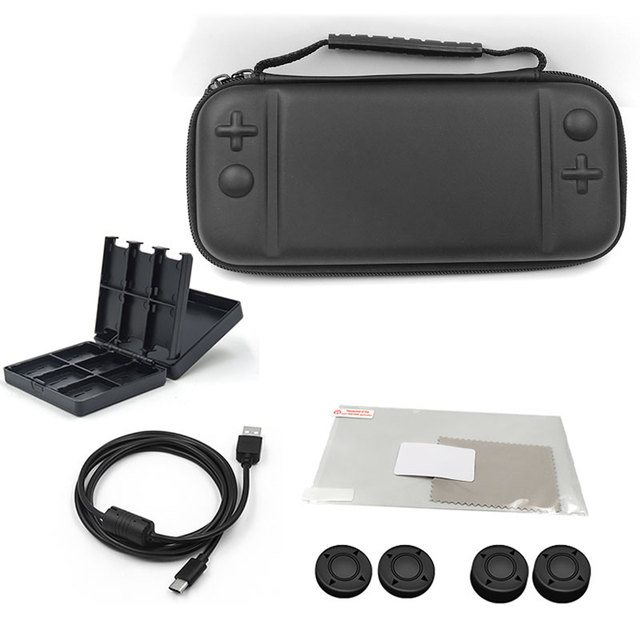 Iplay Carrying case 10 in 1 Game Accessories Kit for Nintendo-Switch LIte