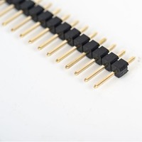 Connecteur de carte à carte à montage en surface, 2,54 mm, 1P-40P, simple rangée, 180 degrés, droit, pour accessoires de connexion