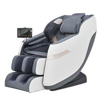 Fauteuil de massage électrique Shiatsu à écran tactile, inclinable, avec fonction hydro-massage, spa de luxe, zéro gravité, massage complet du corps 4D