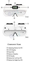 Digital PD Ruler Wearable Pupillometer Aist Optics CP 30 Pupilometro Optometry Eye Clinic Equipment