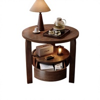 Table d'appoint multifonctionnelle en bois massif, style minimaliste moderne, meubles de salon, modèle VBD