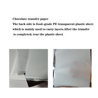 Feuilles de transfert pour chocolat FDA - Lollipop, feuilles de glaçage, paillettes comestibles, papier gaufré, paillettes de sucre, papier pour imprimante jet d'encre A4