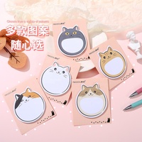 Kawaii chat lapin notes autocollantes jolie fille index autocollants pour étude bloc-notes