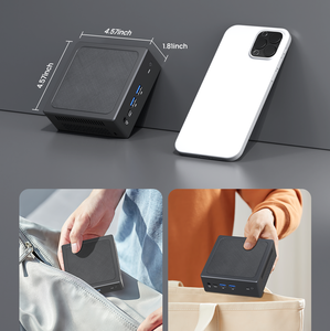 2025ใหม่ N150คอมพิวเตอร์มินิพีซี12th ธุรกิจคอมพิวเตอร์จอแสดงผลคู่ HD-MI 16GB DDR4 512GB NVMe Desktop ลินุกซ์ Win11มินิพีซี - Product Image 4