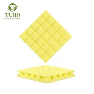 Tubo Raw Material Factory Yellow Sound Insulation Mat Custom Color Wholesale Polyester Sound Insulation Board