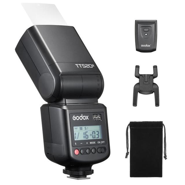 Godox TT520III 433MHz Wireless Triggering Camera Flash Speedlite Light
