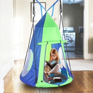 Nid Oxford balançoire ronde pliable différentes tailles siège suspendu de jardin pour arbre extérieur balançoire intérieure en métal pour l'école maternelle - Product Image 1