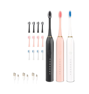 ขายส่งแปรงสีฟันโซนิคสำหรับเด็กแบบชาร์จไฟอัตโนมัติไฟฟ้า IPX7 กันน้ำหัวแปรงนุ่มไวท์เทนนิ่งสำหรับเดินทาง - Product Image 1
