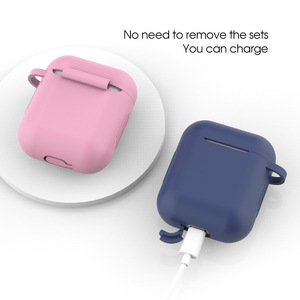 Funda de Silicona para Auriculares con Logotipo de Diseñadores Personalizados <span class=keywords><strong>2022</strong></span>, Fundas de Silicona+PC Resistentes a Golpes para <span class=keywords><strong>Airpods</strong></span> 1 2 3 Pro - Product Image 4