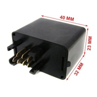 Relais clignotant universel KS FLR-01 pour moto à LED, 12V, 2 broches, indicateur de clignotant ou relais