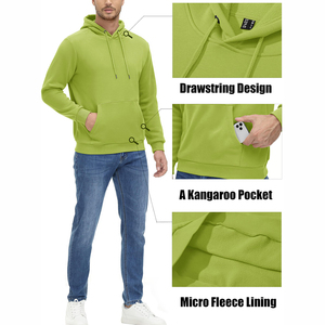 Nueva llegada, último estilo, sudaderas con capucha para hombre adulto, 100% algodón, sudaderas con capucha para hombre al por mayor a bajo precio. - Product Image 5