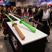 Épée Katana en plastique télescopique, jouet imprimé en 3D, épée de samouraï rétractable par gravité, modèle de jouet, armes d'arts martiaux