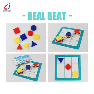 Mainan blok persegi permainan berpikir logis anak-anak Chengji papan edukasi geometri permainan logika untuk anak-anak - Product Image 4