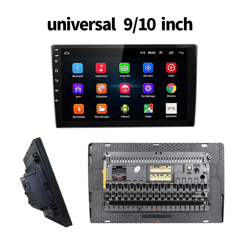 2din Double Din 9 10inch Navigation GPS Multimedia Music Audio System Touch Screen DVD Player Radio Android Car Stereo