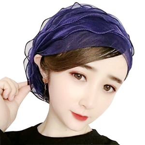 New wholesale Muslim women's <b>hat</b>, solid color, elastic, soft, full coverage neck shawl headscarf <b>hat</b> - Product Image 4
