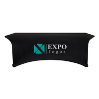 Chemin de table en tissu polyester personnalisé avec impression par sublimation, nappe personnalisée, couvre-table pour mariage, salon professionnel, événements