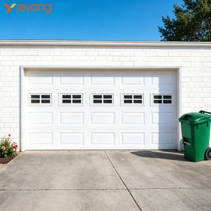 <span class=keywords><strong>Porte</strong></span> <span class=keywords><strong>de</strong></span> <span class=keywords><strong>garage</strong></span> multi-styles personnalisée avec design artistique <span class=keywords><strong>de</strong></span> fenêtre verticale pour villa - Product Image 4