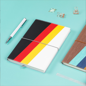 Toptan deri günlük özel tasarım not defteri A5 renkli elastik bantlı dizüstü bilgisayar - Product Image 4