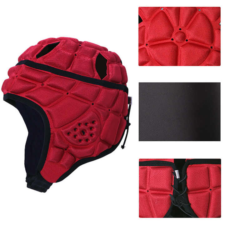 Helmet Cover Protector Pro Helmet Sponge Padded Headgear Anti-Collision Rugby Helmet for Football