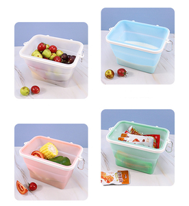 Sac alimentaire hermétique réutilisable en silicone, couvercle de conservation des aliments, sac sous vide auto-scellant, sac de conservation des aliments en silicone de qualité alimentaire - Product Image 5