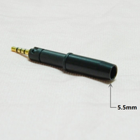 Connecteur de prise casque équilibré à 4 pôles, plaqué or, Jack Audio 2.5mm, adapté pour HD400 HD560S M50X M70X