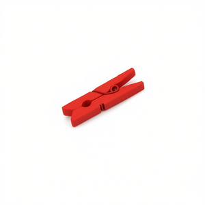 Ilan Mollette in Legno 3.0 Cm 20 Pezzi Rosse per Asciugare il Bucato - Product Image 2