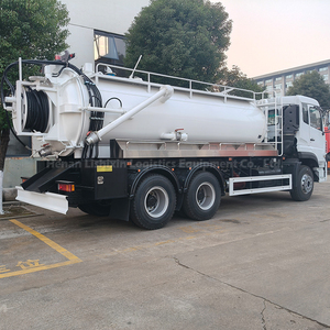 Camion d'aspiration des eaux usées à haute pression Dongfeng, diesel manuel, 12 m³, avec pompe à vide pour les déchets fécaux et les eaux usées, pour le nettoyage des fosses septiques - Product Image 2