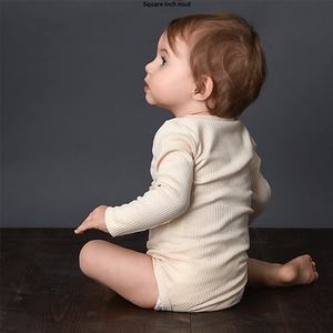 Combinaison-pyjama épaisse à manches longues pour bébé, style Ins, en coton/nylon, pour printemps/automne, vêtements de ramper tendance - Product Image 2