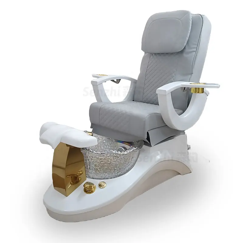 럭셔리 네일 살롱 장비 발 관리 매니큐어 의자 현대 전기 마사지 뷰티 살롱 페디큐어 스파 의자