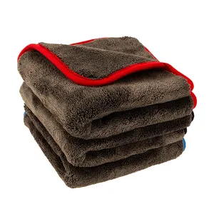 800 1000 Gsm 40 cm x 60 cm Suppliers Microfiber Detailing Towel Woven Microfiber Fabric Square Adults Car Cleaning Towel