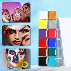 อายไลเนอร์เครื่องสำอางสำหรับเด็ก12สีทาตัวสำหรับปาร์ตี้ฮาโลวีน - Product Image 3