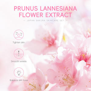 Set <span class=keywords><strong>de</strong></span> Cuidado Facial Sakura <span class=keywords><strong>de</strong></span> 6 Piezas: Limpiador Facial, Tónico, Loción Hidratante, Esencia, <span class=keywords><strong>Crema</strong></span> para Ojos, <span class=keywords><strong>Crema</strong></span> Esencial - Product Image 2