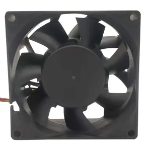 12V araba radyatörü Fan motoru eksenel DC Fan soğutma 80mm BLDC Fan