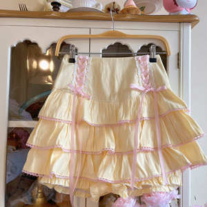 King Mcgreen Star Hot New <span class=keywords><strong>Sweet</strong></span> Lolita Tutu <span class=keywords><strong>Jupe</strong></span> pour Filles Harajuku Mignon Taille Haute Pantalon Jupes Taille Haute Doux - Product Image 6