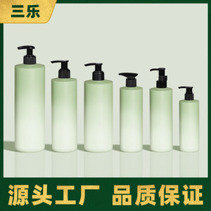 Pe <b>Plastic</b> Bottle 30ml 60ml 250ml 500ml 1000ml Cylinder Shampoo Spray Refill Cosmetic <b>Packaging</b> Screw Cap - Product Image 4