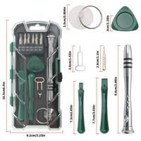 Convient aux drones, ordinateurs, iPhones, ordinateurs portables, consoles de jeux, montres, lunettes, jeu de tournevis de précision, kit de réparation avancé 18 pièces