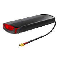 Batterie au lithium 36V 15Ah pour porte-bagages arrière de vélo électrique, BMS 20A, chargeur 2A, type V, stock UE
