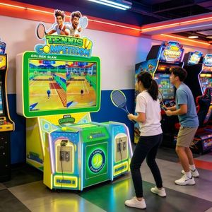 Équipement de divertissement électrique : Console de jeu de combat sportif pour deux joueurs, modèle Tennis Master d'intérieur, best-seller, du fabricant - Product Image 1