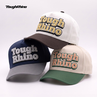Casquette de baseball personnalisée haut de gamme bicolore, 5 panneaux structurés, logo brodé en relief 3D, marque privée, casquette snapback, vente en gros