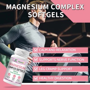 Capsules de magnésium complexe Winstown pour la récupération musculaire, le soutien du sommeil, absorption élevée, complément alimentaire pour adultes - Product Image 3