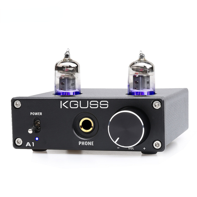 HiFi 6K4 Tube Preamp Gold RCA Stereo Audio Amplifier NE5532 Aluminum Chassis Preamp Home Theater Tube Headphone Amplifier