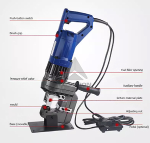 <span class=keywords><strong>JP60</strong></span> 60*60mm Construcción Perforadora rápida Máquina de perforación Máquina de corte de acero de canal eléctrico hidráulico portátil - Product Image 4