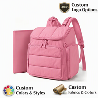 Sac à langer de voyage de luxe pour maman, grand format, imperméable, de haute qualité, avec matelas à langer intégré